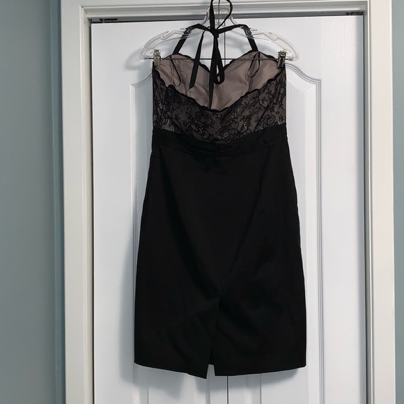 NEXT size 12 mini cocktail dress with lace bodice sweetheart neck - Picture 7 of 9